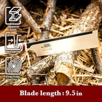 SUIZAN Dozuki Dovetail Saw 9.5" Crosscut - Professional Japanese Pullsaw Handsaw Woodworking Tools