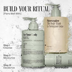 Nécessaire The Body Wash Eucalyptus - Natural Body Wash for Women & Men, Replenishing Shower Gel with Niacinamide, Vitamin C/E + Omega 6/9. Oil-In-Gel Cleanse, 8.4 fl oz.