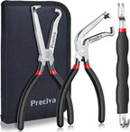 Preciva 3 PCS Electrical Disconnect Pliers, Electrical Connector Pliers for Cars, Automotive Electrical Plug Connectors, Automotive Wire Locking Push Tab