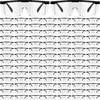 100 Pairs Safety Goggles Bulk Protective Glasses for Shooting Lab Safety Goggles Over Glasses for Kids Adult