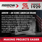 ARROW 9.5” Cable Cutter High Leverage, Wire Cutters Heavy Duty with Thick Dip-Grip Handle, CR-V Steel, Cutter Tool for 4/0 Aluminum, 2/0 Soft Wire, and 100PR 24AWG Communications Cable