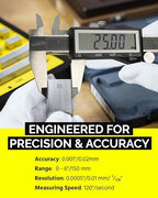 iGaging IP54 Electronic Digital Caliper 0-6" Display Inch/Metric/Fractions Stainless Steel Body