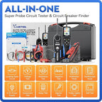 VDIAGTOOL V500 Pro Automotive Circuit Tester, Power Circuit Probe Tester Breaker Finder Tool, 9/30V Electrical Open Short Circuit Finder, Multimeter/Oscilloscope/Relay/Injector Test