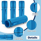 Zonon 4 Pcs Electrode Rod Storage Tube 14 Inch Airproof and Waterproof Welding Rod Holder for Canister(Blue)