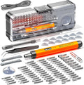 Electric Screwdriver Set, Precision Screwdriver Set, Magnetic Drill Bit, Magnetic Storage, Mini Precision Electric Screwdriver Repair Kit for PC RC Electronics