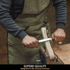 BeaverCraft Draw Knife DK1-4,3" Straight Shave Wood Carving Tools Woodworking Hand Tool Wood Carving Draw Knife (DK1)