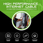 GearIT 100-Pack, Cat5e Ethernet Patch Cable 1 Foot - Snagless RJ45 Computer LAN Network Cord, Blue