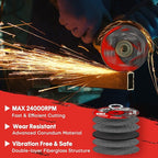 SHALL 25-Pack Cut Off Wheels 3” x 3/8” x 3/64” - Ultra Thin Cutting Wheel with Pouch for Angle Grinder & Cut-Off Tools - Fast Cutting Disc for INOX, Steel, Iron, Non-Ferrous Metal & PVC