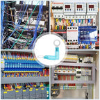 160 PCS 5/16'' Heat Shrink Ring Terminals (16-14 AWG), Insulated Ring Terminals, Nylon Eyelet Wire Connectors, Crimp Electrical Connectors, Marine Grade Ring Terminals for Auto, Audio (Blue)