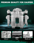 SCITOO 19B6037 Rear Right Brake Caliper Assembly w/Bracket For INFINITI For G25/For G37/For JX35/For M35/For M35h/For M37/For M45/For M56/For Q40/For Q50,For Nissan For 370Z/For Murano/For Pathfinder