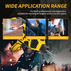Portable Welding Machine Handheld Welder: IGBT Inverter Hand Held ARC Welder Gun with 6 Variable Current Adjustment - Welder Machine 110v Electric Welding Equipment for 3/32"-1/8" Wire Rods (Yellow)