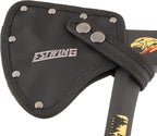 ESTWING Special Edition Camper's Axe - 16" Hatchet with Forged Steel Construction & Shock Reduction Grip - E44ASE