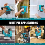 Cordless Brad Nailer for Makita 18V Lithium-Ion Battery, Powered Electric Nail Gun for Wood 18GA, Brushless Motor, 2 Mode, 18 Gauge 5/8 to 1-1/4 Inch, Lightweight and Ergonomic, Tool Only