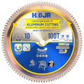 Aluminum Cutting Circular Saw Blade, Thin Aluminum,The Cutting Head uses a Special Anti-Heat Sticking Coating with high Finish and Long Life,NFM 10 inch 100-Tooth 5/8" -TA