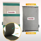 The Original Pipe Insulation Cover (5˚F) Winter Pipe Insulation (UV-Coated),Pump Cover, Sprinkler Irrigation Valve Cover, Backflow Preventer Freeze Protection (9W X 13.5L Roll Cover)