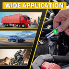 Test Light Automotive 3-120V DC LED Digital Circuit Tester with Voltage Display, Auto Bidirectional Voltage Tester, Electric Test Probe Pen for Car Battery Polarity Continuity Fuses