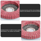 5Pcs 4.5" x 7/8" Nylon Fiber Flap Disc Polishing Grinding Wheel,Scouring pad Buffing Wheel for Angle Grinder, Polishing Tools (Grit 320)
