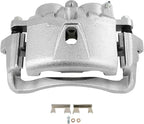 SCITOO 18B4814 Rear Left Disc Brake Caliper w/Bracket Fit For Chev For Silverado 3500 2001-2006,For GMC For Sierra 3500 Classic 2007,For GMC For Sierra 3500 HD 2007-2010, Double Pistons