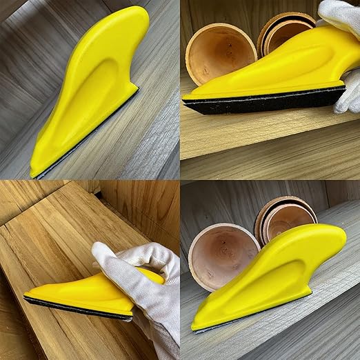 Micro Sander Kit 3.5X 1 Inch Detail Finger Sander for Small Projects+ 100PCS Wet Dry Sandpaper Sheets 60 120 240 400 600 800 1000 1500 2000 5000 Grit for DIY Crafts Wood Metal