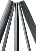 Metal File Set, 5-Piece, 8-inch,High Carbon Steel File,Work for Metal, Wood,Plastic