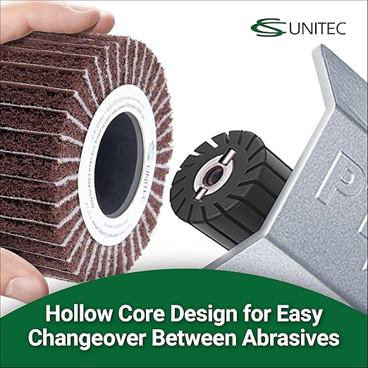 CS Unitec 47303 PTX Interleaf Combi Wheel, 180 Grit, 4" Diameter x 2" Wide