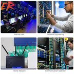 Network Cable Tester with NCV, Poe Cable Tracker Ethernet Cable Finder for Cable CAT5 CAT5e CAT6 Cat7 Cat8 Wire Tracker Test Fault Distance Location and Length Measurement for Telephone Line