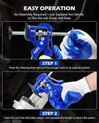 Orion Motor Tech Speedy Brake Caliper Compression Tool, Heavy Duty Caliper Piston Compressor Tool for Brake Pad Replacement, Disc Brake Caliper Tool for Single Piston Dual Piston on Most Cars & Trucks