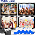 2000 Pcs Paper Wristbands for Events Waterproof Neon Blue Wrist Bands Adhesive Concert Identification Wristbands Hand Bands for Events(Blue)