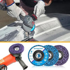 10 Pack Strip Discs Stripping Wheel 4.5 inch for Angle Grinder Clean and Remove Paint Coating Rust Welds Oxidation (4-1/2" x 7/8")