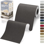 OAZ 4 x 79 inch Canvas Repair Patches Canvas Fabric Patch Self-Adhesive Canvas Repair Tape Waterproof Outdoor Gear Repair Patch Kit for Boat Cover Awning Sofa Chair Couch Tent Bag (Black Gray)