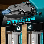 Cordless Brad Nailer Compatible with Makita 18V Lithium-Ion Battery, 18 Gauge 5/8 to 1-1/4 Inch Nail Gun with 1 x 3.0Ah Rechargeable Battery, Powered Electric Tool Set Brushless Motor