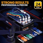 SOMELINE 1.0–2.0mm Connector Kit, 24 Types, 32–22 AWG Crimper, JST–SH 1.0mm/GH 1.25mm/ZH 1.5mm/PH 2.0mm Connector Kit, Crimping Pliers for JST, Molex, TE Series