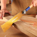 WORKPRO 10 Inch Japanese Pull Saw, Double-Edged Hand Saw for Wood Cutting with 7-10&18 TPI, SK5 Flexible Blade, Non-Slip Beech Handle for Woodworking