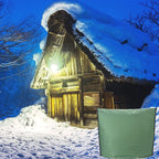 Outdoor Backflow Preventer Insulation Cover，Insulated Pouch for Winter Pipe Freeze Protection Sprinkler Valves in Snow or Sun Exposure, Waterproof Sprinkler Valve System Cover (24 " W x 24 " H,Green)