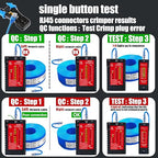 NOYAFA Network Cable Tester for RJ45 RJ11 RJ12 /Cat5 Cat5e Cat6 Cat6a Cat7, Universal Cable Tester, Continuity Test, Phone Line Cat3, Ethernet Tester, LAN Cable Test Tool (Red)