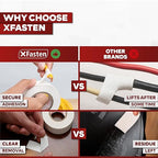 Xfasten Electrical Tape White 3/4 Inch x 66 Feet 12-Pack (792 Feet Total) UL/CSA Listed High Temp Residue-free Vinyl Automotive Electric Tape Waterproof (White, 3/4 Inch x 66ft (12-Pack 792 ft Total))