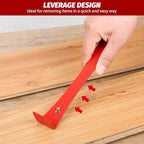 TOOLEAGUE 3Pcs Mini Flat Pry Bar Set,5-1/4",7-1/4"Small CrowBar,9-1/4" Beekeeper Scraper with Nail Puller,Woodworking Tools,Bee Hive Tool