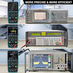 HANMATEK 3 in 1 Handheld Oscilloscope Multimeter,Waveform Generator HO51 with 3.5" TFT Oscilloscop, Auto-Calibration Function, Memory Function, Multi Tester