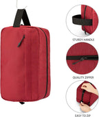 Vorspack Travel Toiletry Bag for Men - Hanging Toiletries Bag Water Resistant Dopp Kit Travel Bag for Toiletries Accessories