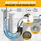 Drain Auger, Drain Snake With Drill Adapter, 25ft Plumbing Auger Heavy Duty Flexible Sink Steel Plumbing Auger Bathroom Hair Clog Removal Tool