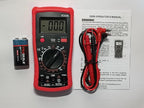 Soldering Iron Kit, Digital Multimeter Kit, Multi Tester, Voltage Tester, Measures AC/DC Voltage, Current, Resistance/Continuity/Diode/Triode. Solder Iron, Adjustable Temperature (Red)