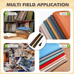 Brown Book Binding Cradle, 5 mm Hole Spacing Wood Bookbinding Punching Cradle with an Awl, Bamboo Signature Punching Cradles with Piercing Guide, Portable Book Binding Tools Kits for Book DIY Crafts