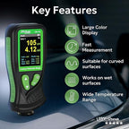 Digital Coating Thickness Gauge CM-218 Best Mil/Micron Paint Depth Meter for Car and Industrial (Resolution 0.01mils)
