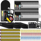 240 Pcs Mini Tape Screwdriver Keychain Set Christmas Men Gifts Bulk Adult Party Favors Multitool Pen Card Tool Measuring Keychains Stocking Christmas Stuffers for Men Dad (Red,Yellow,Blue)