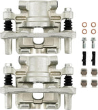 Torchbeam Rear Brake Calipers Set for Jeep 2007-2017 Patriot, Jeep 2007-2017 Compass, Dodge 2008-2014 Avenger, Rear Left and Rear Right Calipers Replace # 18B5038+18B5039