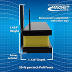 Master Magnetics 24" Magnetic Bar Tool Organizer - Easy to Install Magnet Storage Holder for House, Garage, Shed, or Job Site - Black Powder Coat