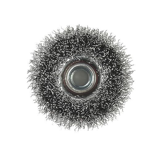 A A IN 10Pack Wire Wheel for Angle Grinder, 3 Inch Grinder Wire Wheel Brush with 5/8"-11 Threaded Arbor for Angle Grinder, 0.014'' Carbon Steel Crimped Wire Cup Brush for Rust,Corrosion,Paint Removal