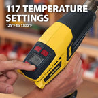 Wagner Spraytech 0503070 FURNO 700 Digital Heat Gun, 2 Nozzles & Temperature Setting Ranging 125áµ’F to 1300áµ’F, Electric Heat Gun for Paint Removal, Bending PVC, Crafts and More