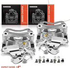A-Premium Disc Brake Caliper Assembly with Bracket Compatible with Select Ford Models - Transit-150/Transit-250/Transit-350/Transit-350 HD 2015 2016 2017 2018 2019 - Rear Driver and Passenger Side