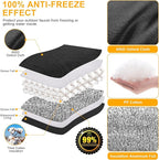 Backflow Preventer Cover Insulated with Thicker 7 Layers Fabric, 30" W x 24" H Backflow Cover with Aluminum Foil Layer for Winter Pipe Freeze Protection, Backflow Insulation Cover